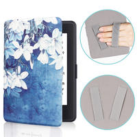 Kindle Paperwhite case – Premium Colored Drawing Cover With Hand Strap
