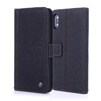iPhone X Case - German Washed Kraft Paper Wallet Folio case with Magnet Buckle