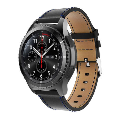 Handodo Samsung Gear 3 Band Genuine leather Band with Stainless Steel buckle Samsung Gear Band image5